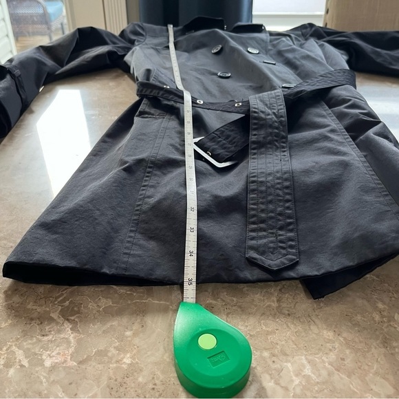 Reitmans navy blue double breasted trench coat size large - Picture 13 of 13